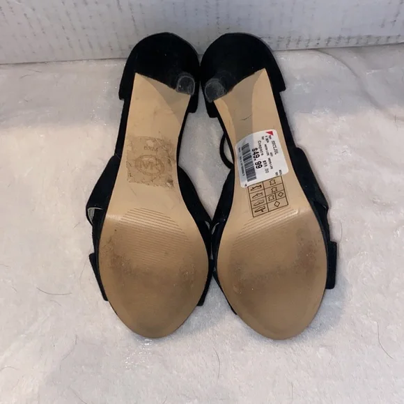 Michael Kors Black Open Toe Heels - Picture 4 of 4